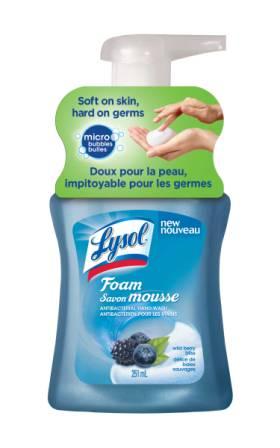 LYSOL Foam Antibacterial Handwash  Wild Berry Bliss Canada